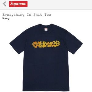 Supreme everything is shit tee